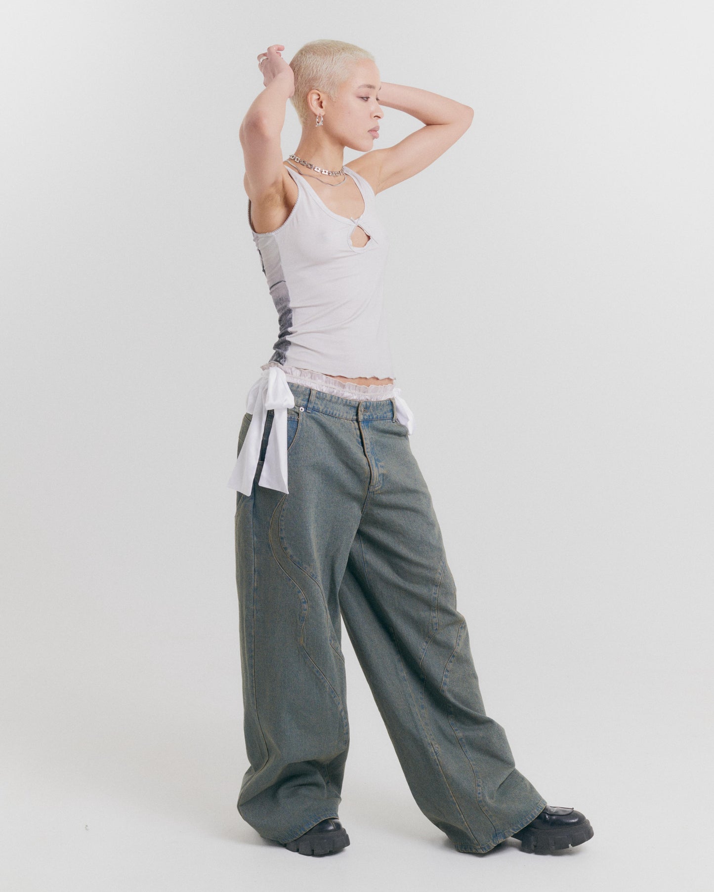 Fossilised Wide Leg Jeans