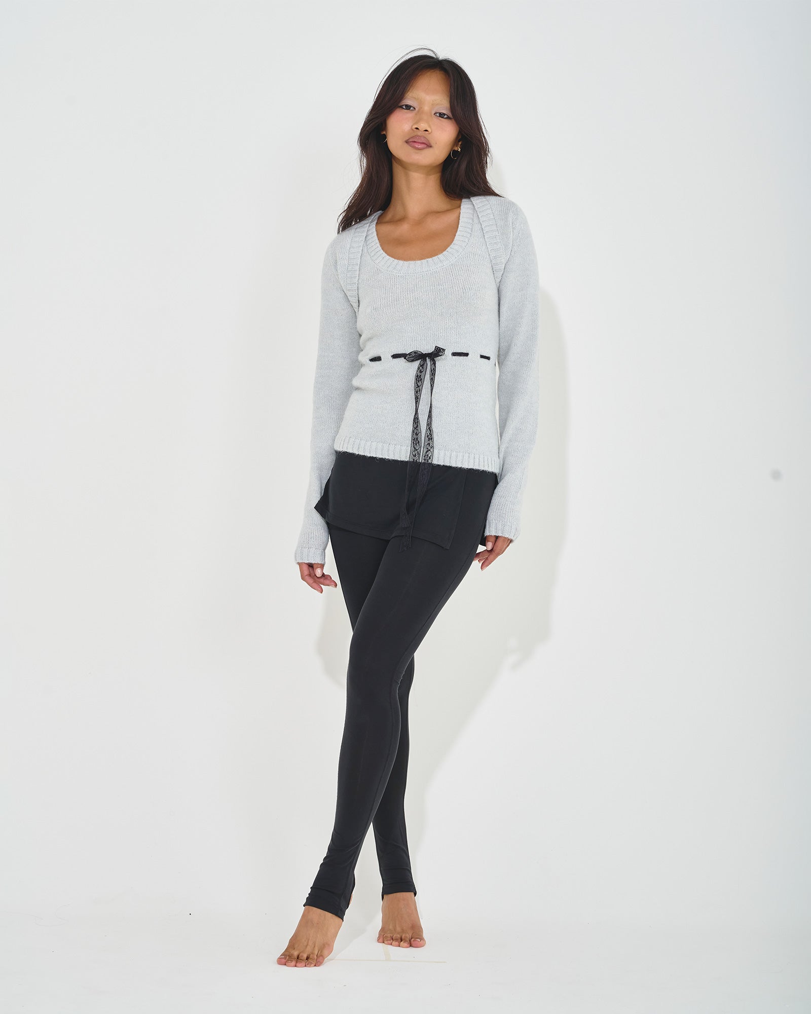 layered leggings skirt stirrup