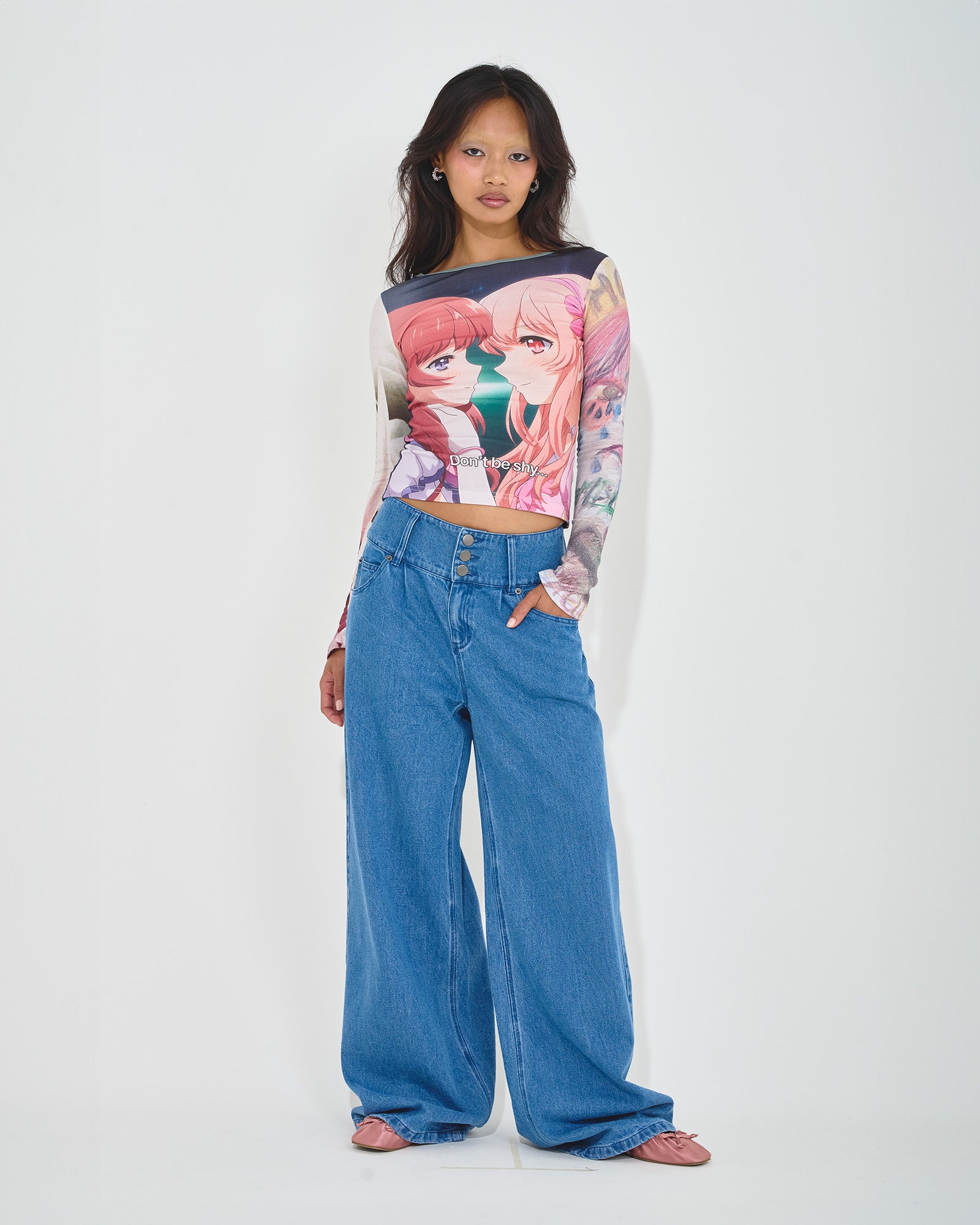 wide leg oversized boyfriend