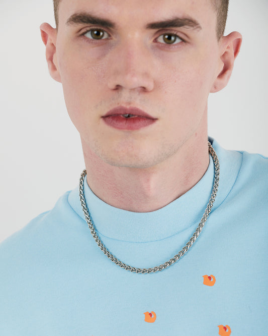 Silver Haze Chain Necklace - Bad Handwriting