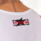 Tenshi Tank Top With Graphic Embroidery In White