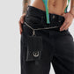 Insomniac Micro Waist Belt with Phone Holder in Silver