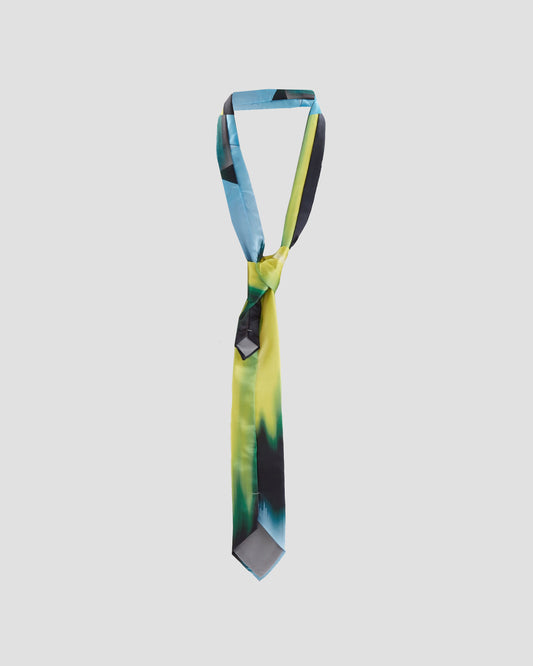 Liquid Tie with Print in Multicolour